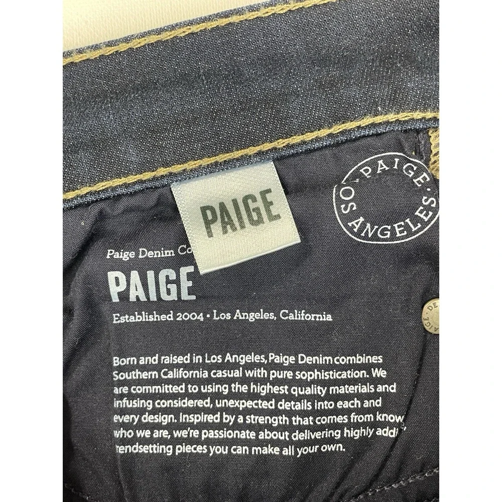 Paige Verdugo Ankle‎ Jeans Women's 30 Dark Wash Skinny Stretch Denim USA